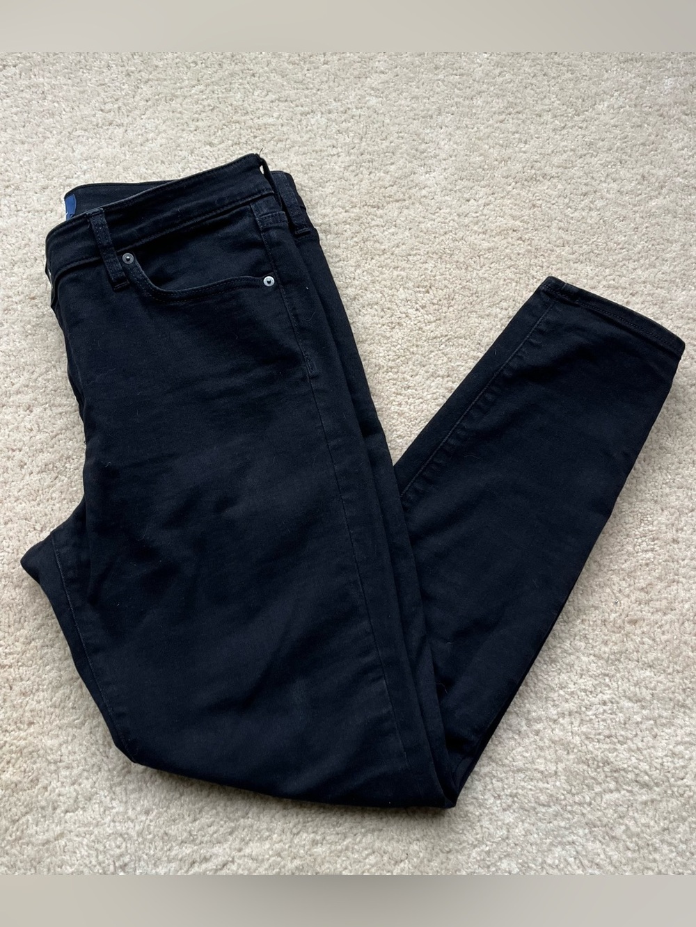 🌻GAP Women's Black Universal Leggings Skinny Jeans - 14/32 Long - EUC - Stretch